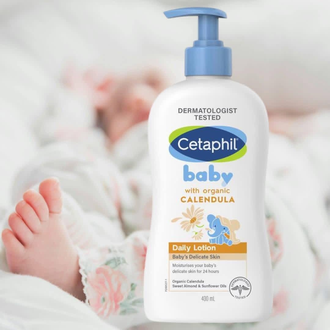 Cetaphil baby daily lotion with organic calendula