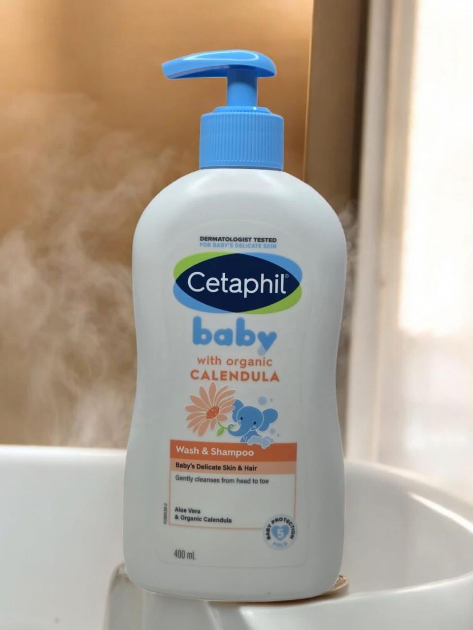 Cetaphil baby wash & shampoo with organic calendula