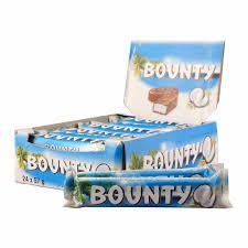 Bounty coconut chocolate bars