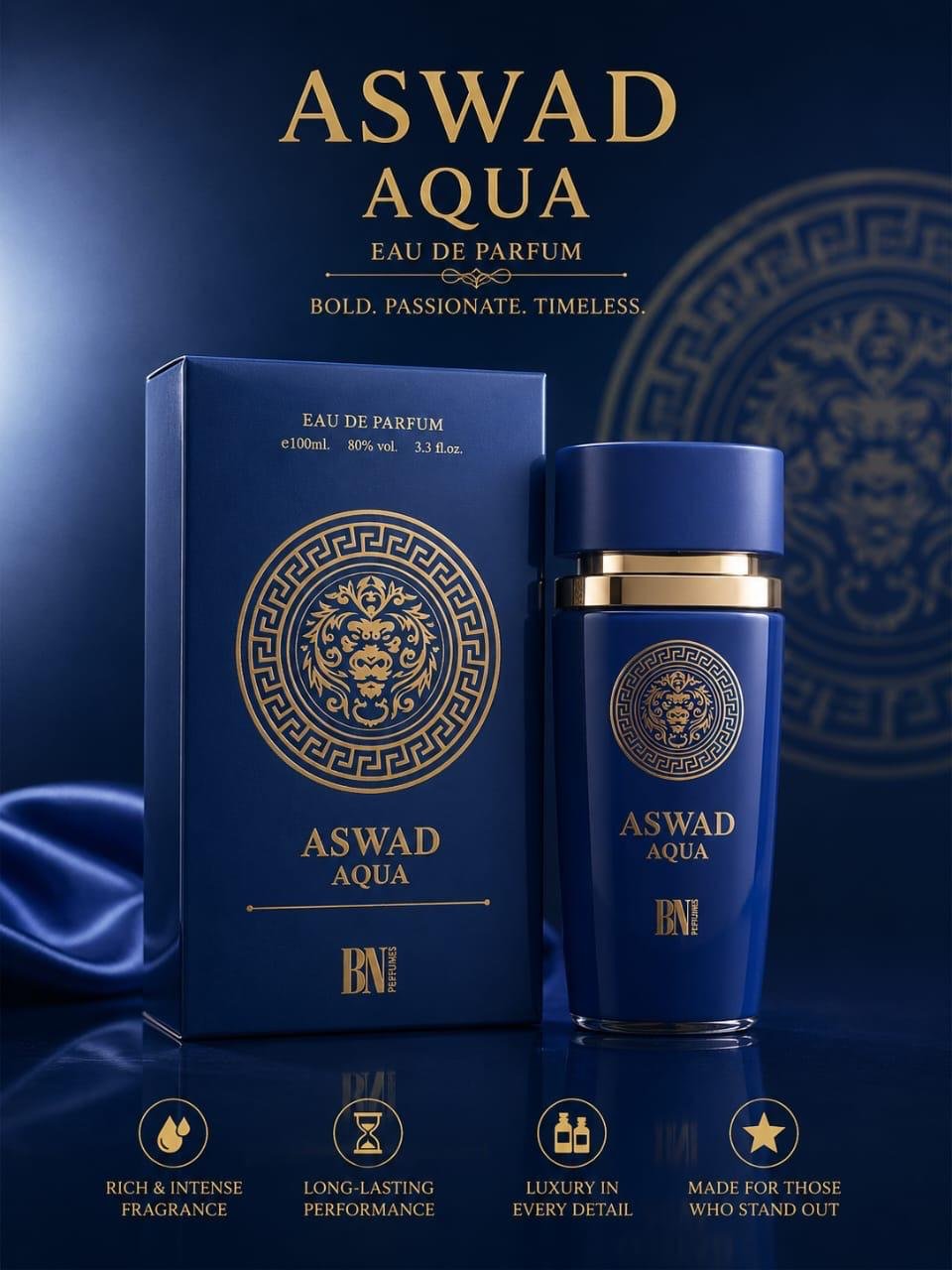 Bn parfums aswad aqua eau de parfum
